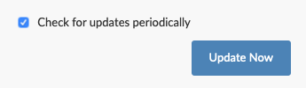 'Update Now' button in
Info panel.